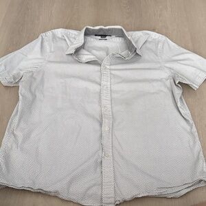 Michael Kors White Patterned Casual Shirt